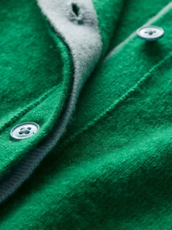 Alice and Olivia DOLLIE TWO TONE CASHMERE CARDIGAN