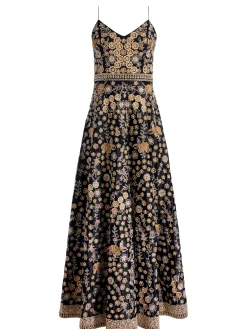Alice and Olivia DOMENICA EMBELLISHED GOWN