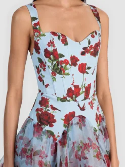 Alice and Olivia DOROTHEA PRINTED BALLGOWN