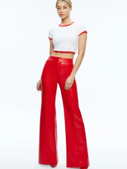 Alice and Olivia DYLAN VEGAN PANT
