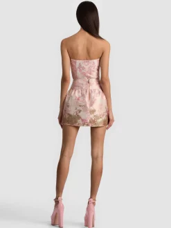 Alice and Olivia ELLA DROP WAIST MINI SKIRT