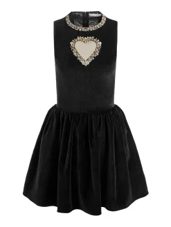 Alice and Olivia ELLA VELVET MINI DRESS