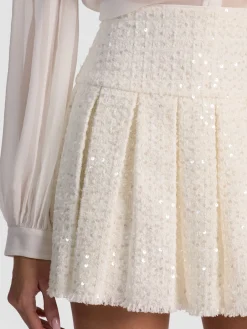 Alice and Olivia EMILIE TWEED MINI SKIRT