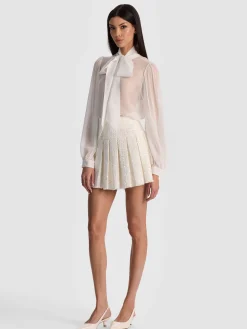 Alice and Olivia EMILIE TWEED MINI SKIRT