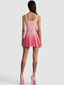 Alice and Olivia EMILIE TWEED MINI SKIRT