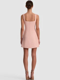 Alice and Olivia EVE TWEED MINI DRESS