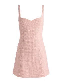 Alice and Olivia EVE TWEED MINI DRESS