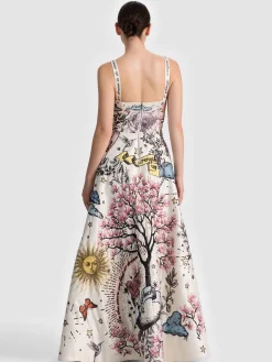 Alice and Olivia FIA EMBELLISHED MAXI GOWN