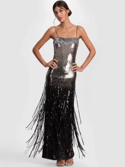 Alice and Olivia FIFI EMBELLISHED GOWN