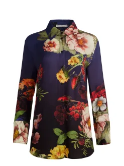 Alice and Olivia FINELY OVERSIZED BUTTON DOWN