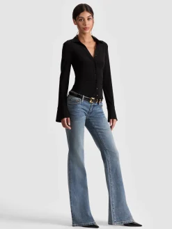 Alice and Olivia FREYA FITTED TOP