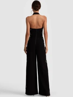 Alice and Olivia GATZ EMBELLISHED JUMPSUIT