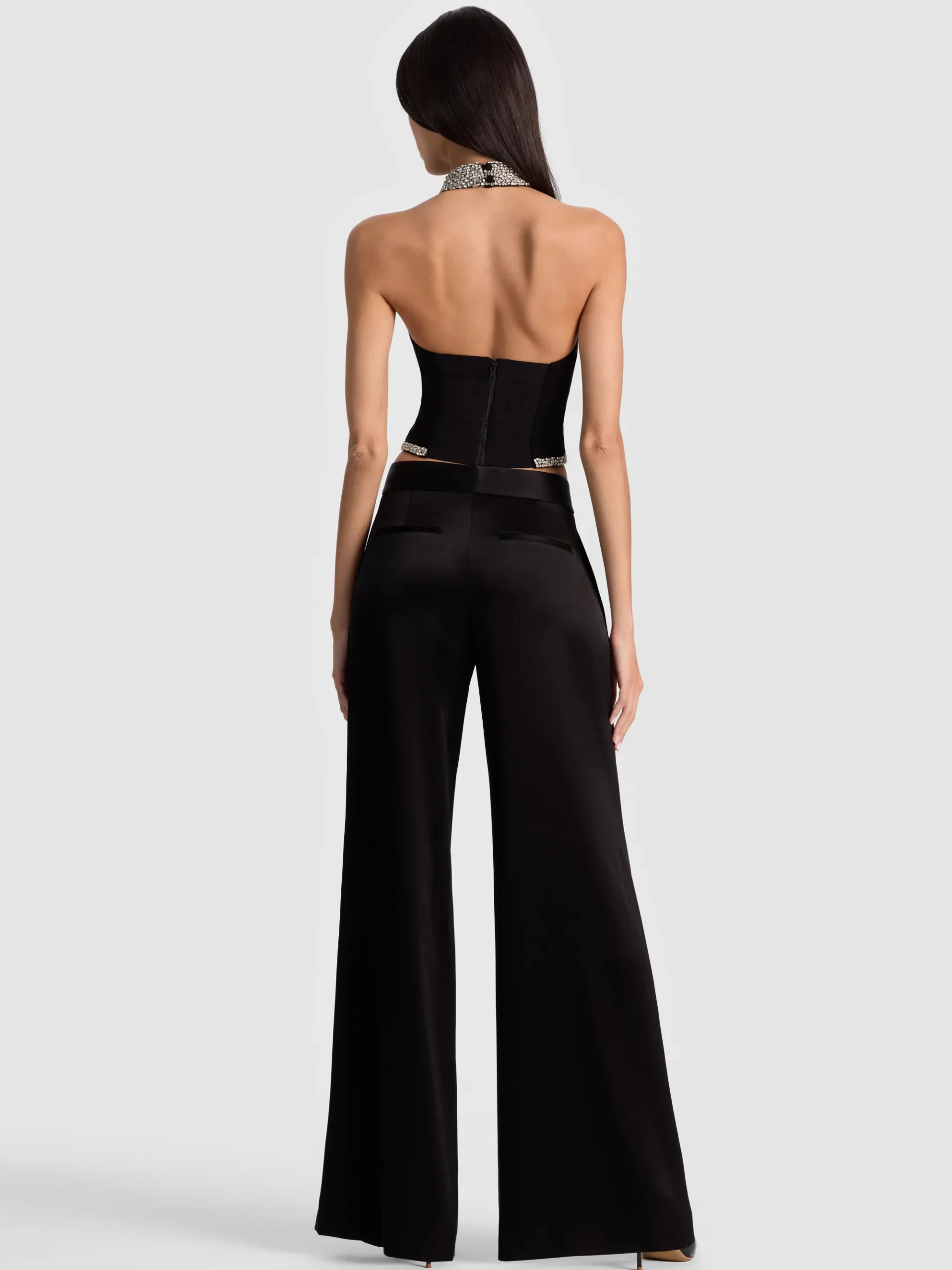 Alice and Olivia GATZ EMBELLISHED TOP