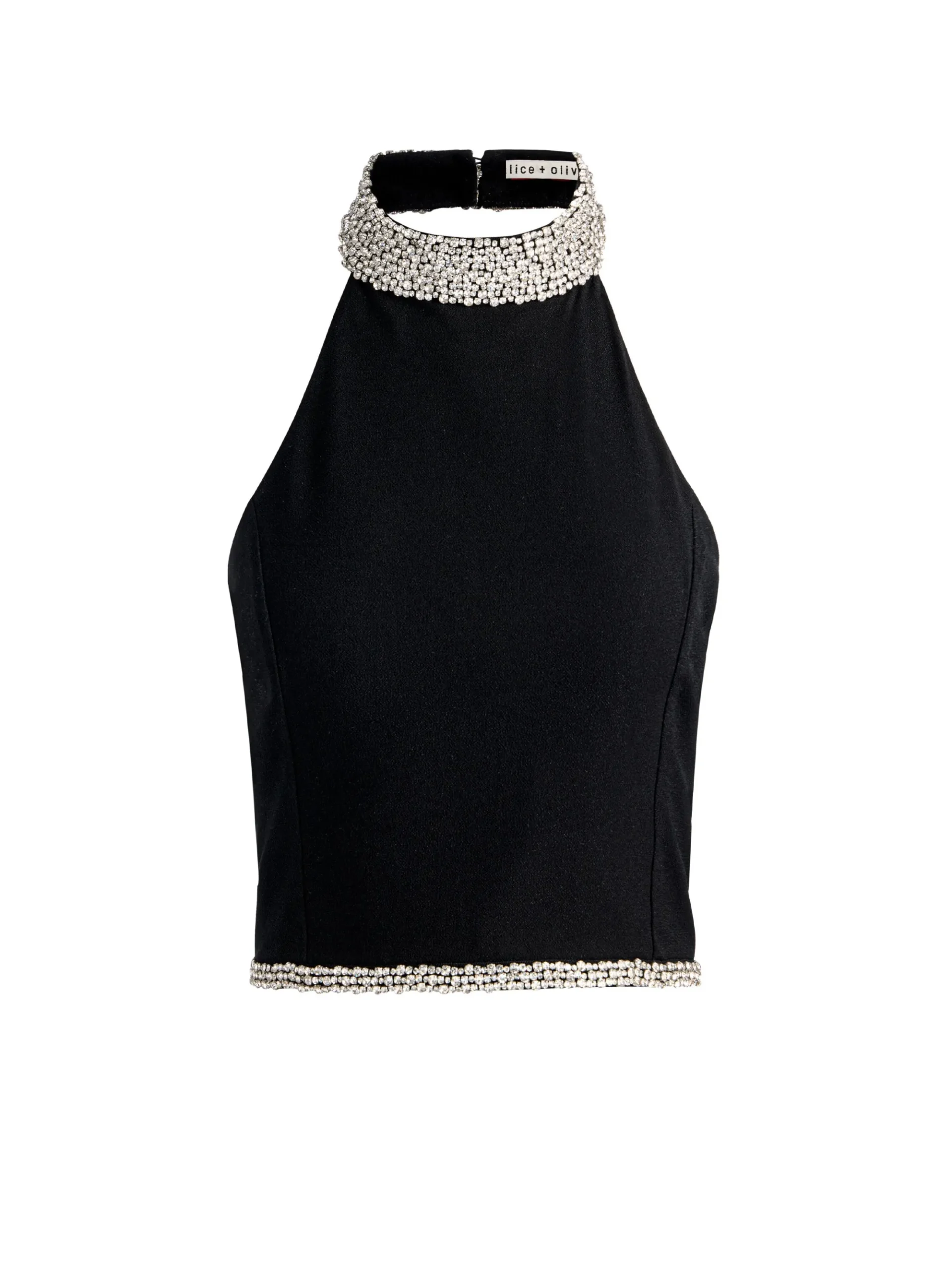 Alice and Olivia GATZ EMBELLISHED TOP