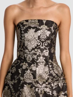 Alice and Olivia GERDA STRUCTURED MINI DRESS