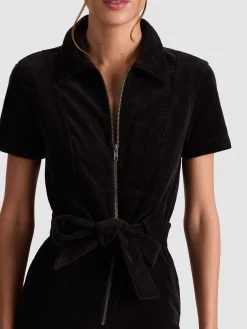 Alice and Olivia GORGEOUS CORDUROY JUMPSUIT