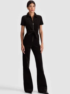 Alice and Olivia GORGEOUS CORDUROY JUMPSUIT
