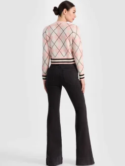 Alice and Olivia GRACE CASHMERE CARDIGAN