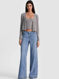 Alice and Olivia GRACE CASHMERE CARDIGAN