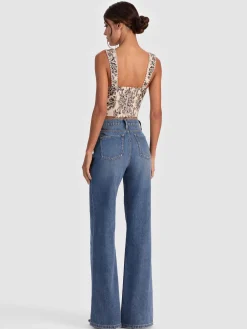 Alice and Olivia GUINEVERE EMBELLISHED BUSTIER