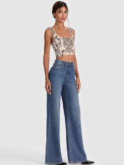 Alice and Olivia GUINEVERE EMBELLISHED BUSTIER