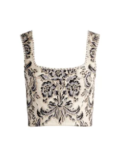 Alice and Olivia GUINEVERE EMBELLISHED BUSTIER