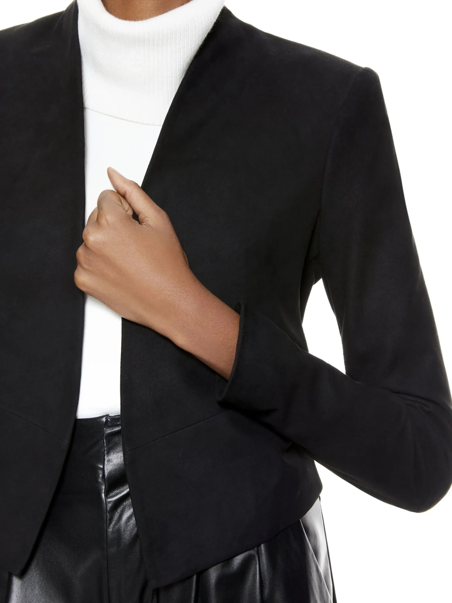 Alice and Olivia HARVEY SUEDE JACKET