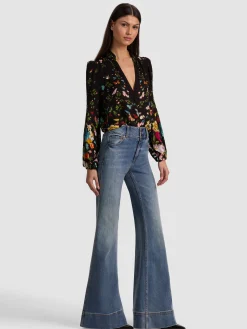 Alice and Olivia HELEN BLOUSE
