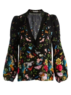 Alice and Olivia HELEN BLOUSE