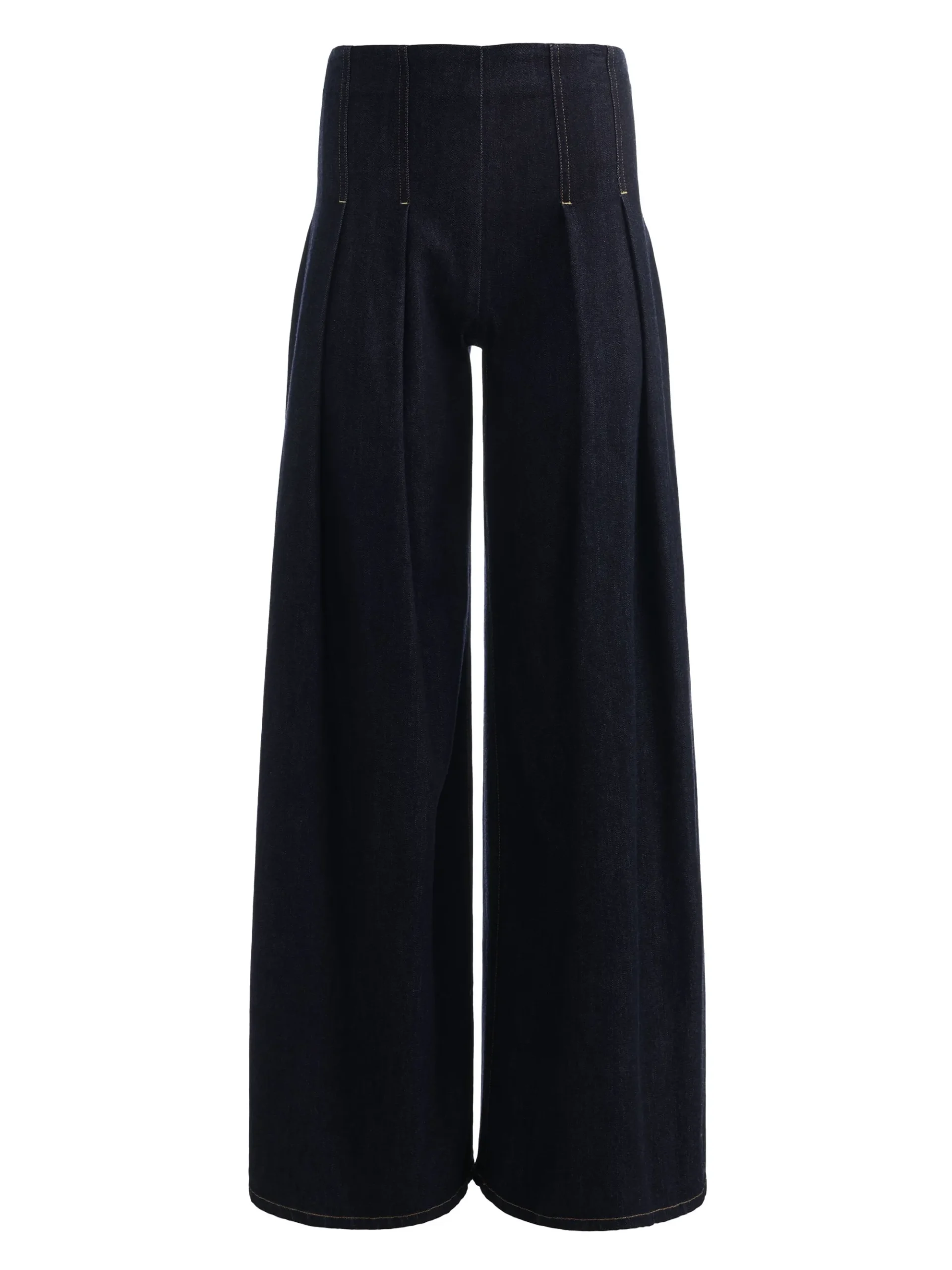 Alice and Olivia HENRY PLEATED DENIM PANT