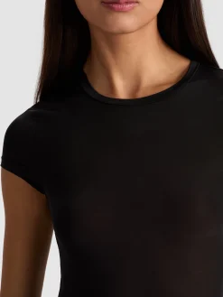 Alice and Olivia HOTTIE SHORT SLEEVE BODYSUIT