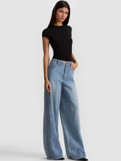 Alice and Olivia HOTTIE SHRUNKEN BABY TEE