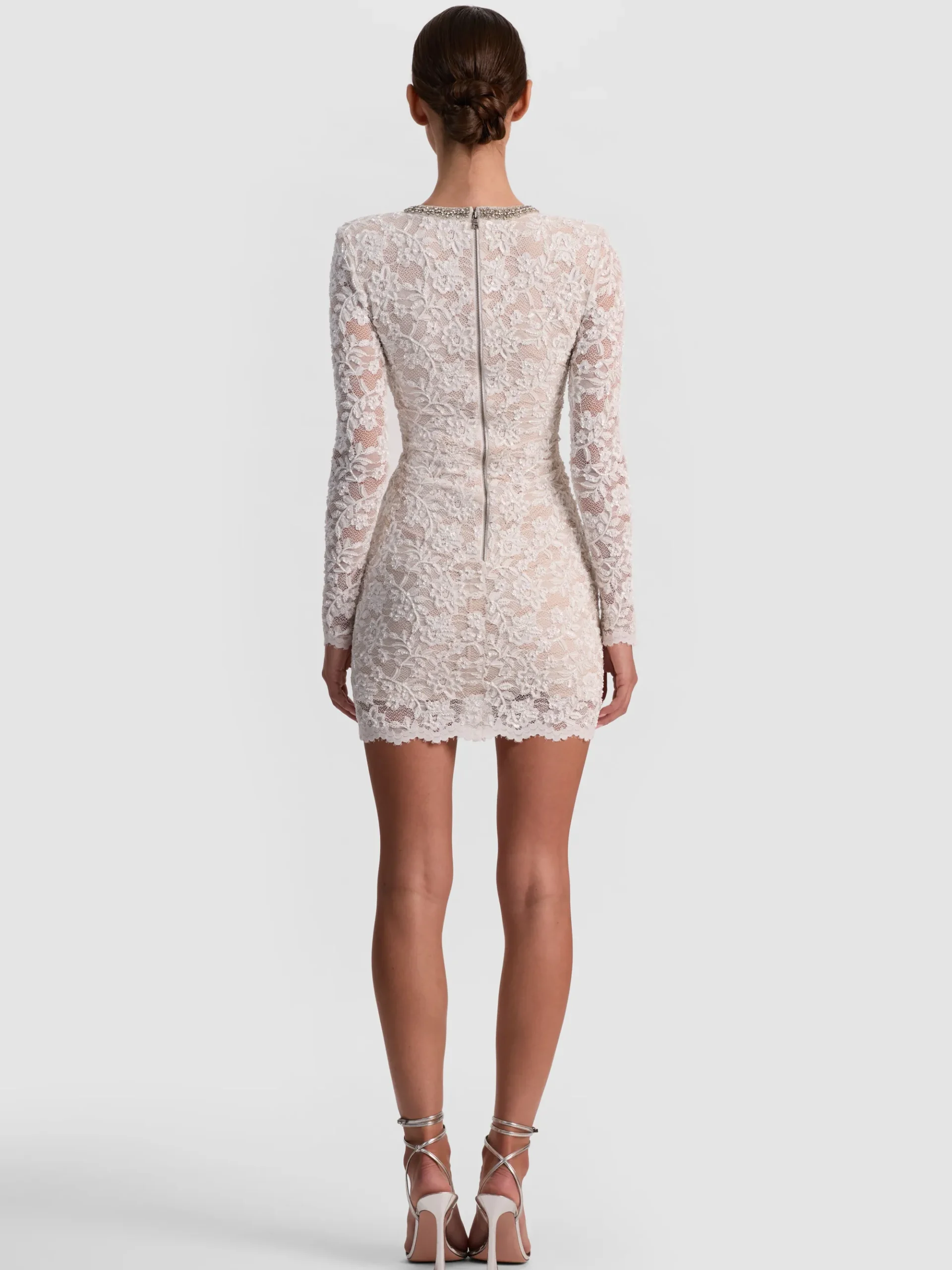 Alice and Olivia INKA LACE MINI DRESS