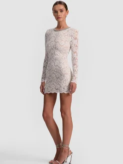 Alice and Olivia INKA LACE MINI DRESS