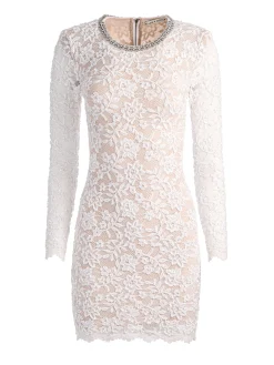 Alice and Olivia INKA LACE MINI DRESS