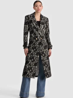 Alice and Olivia JIMMY LACE COAT