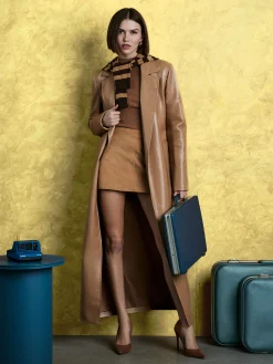 Alice and Olivia JIMMY VEGAN COAT