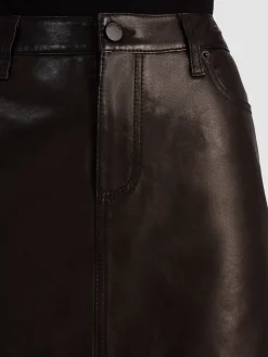 Alice and Olivia JOSS LEATHER MINI SKIRT