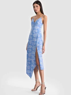 Alice and Olivia JULIETTA MIDI SLIP DRESS