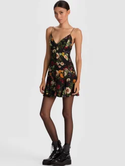 Alice and Olivia JULIETTA MINI SLIP DRESS