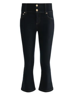 Alice and Olivia KAI LOW RISE CAPRI JEAN