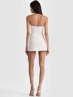 Alice and Olivia KATYA SCULPTED BOW ROMPER