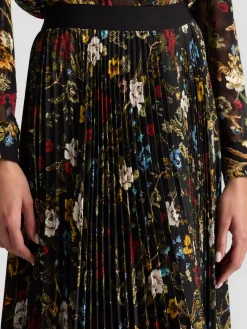 Alice and Olivia KATZ PLEATED MAXI SKIRT