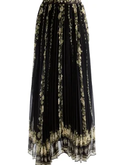 Alice and Olivia KATZ PLEATED MAXI SKIRT