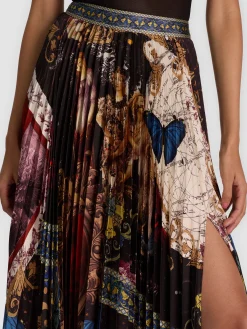 Alice and Olivia KATZ PLEATED MAXI SKIRT