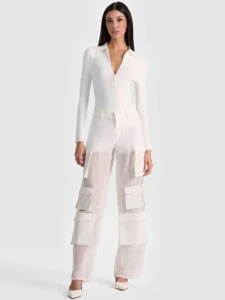 Alice and Olivia KEENAN POLO BODYSUIT