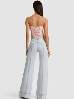 Alice and Olivia KELCEY STRAPLESS VEST