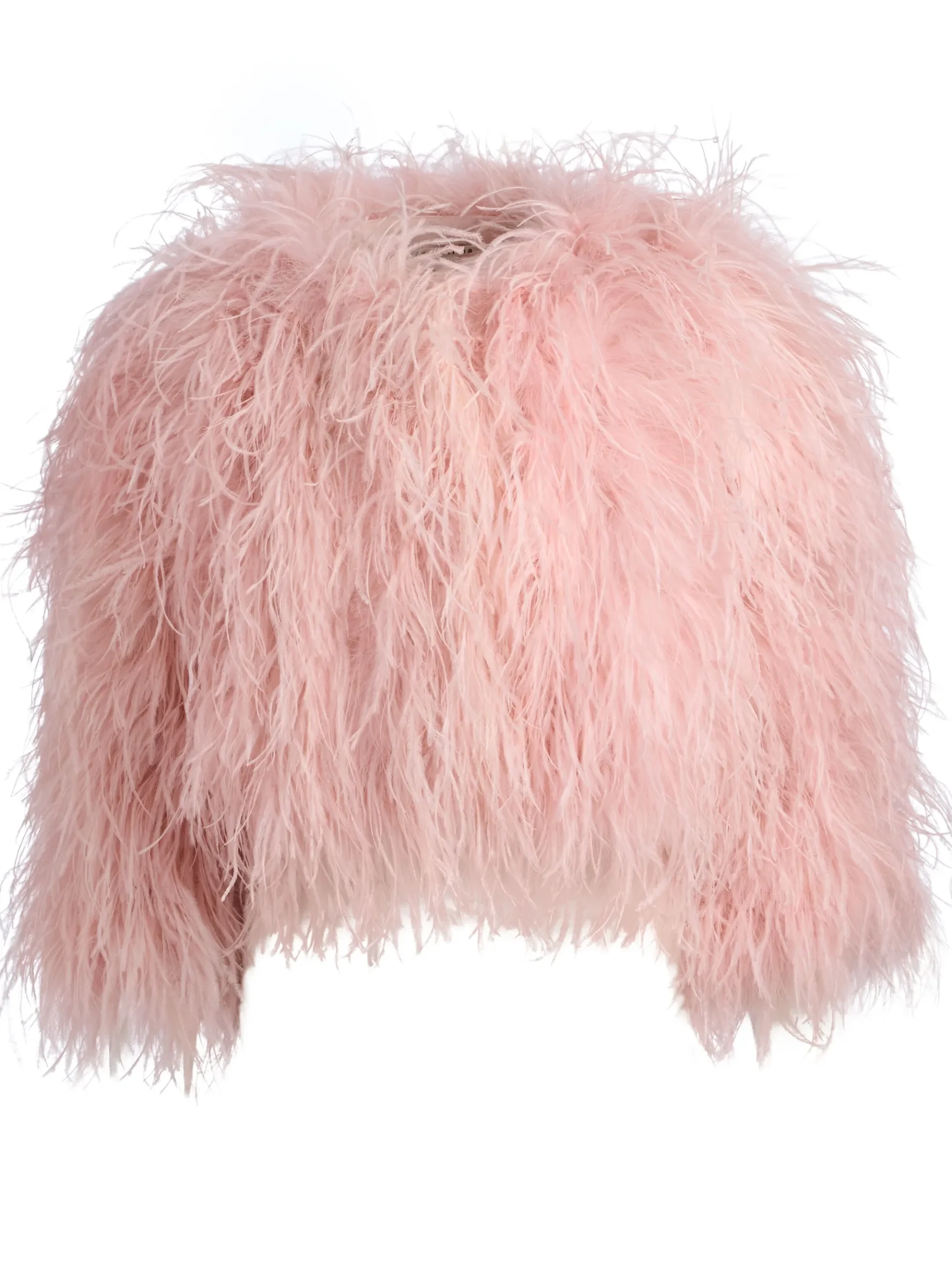 Alice and Olivia KIDMAN FEATHERED JACKET