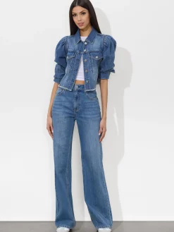 Alice and Olivia LANA DENIM JACKET