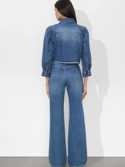 Alice and Olivia LANA DENIM JACKET